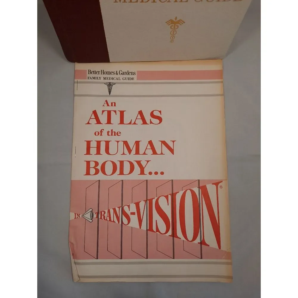 Better Homes & Gardens Family Medical Guide W/ Atlas Of‎ The Human Body Pamplet